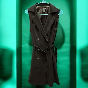 White House Black Market Black Mini Dress size 10 pit to pit 17in length 36in